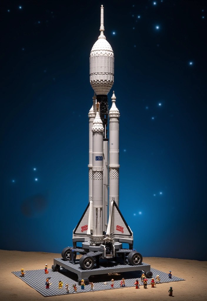 10 Trending Most Expensive Legos That Collectors Are Obsessed With (#5 Is a Must-Have!) - 9. Lego Ideas NASA Apollo Saturn V