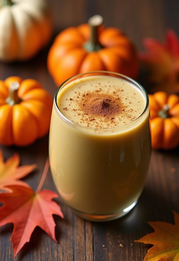 13 Refreshing Matcha Smoothie Recipes That'll Energize Your Day (Don't Miss #7!) - 12. Pumpkin Matcha Smoothie