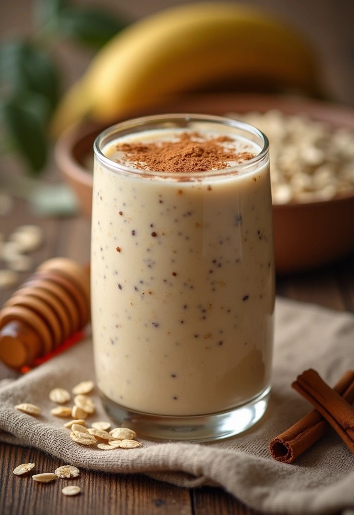 13 Refreshing Matcha Smoothie Recipes That'll Energize Your Day (Don't Miss #7!) - 8. Matcha Oatmeal Smoothie