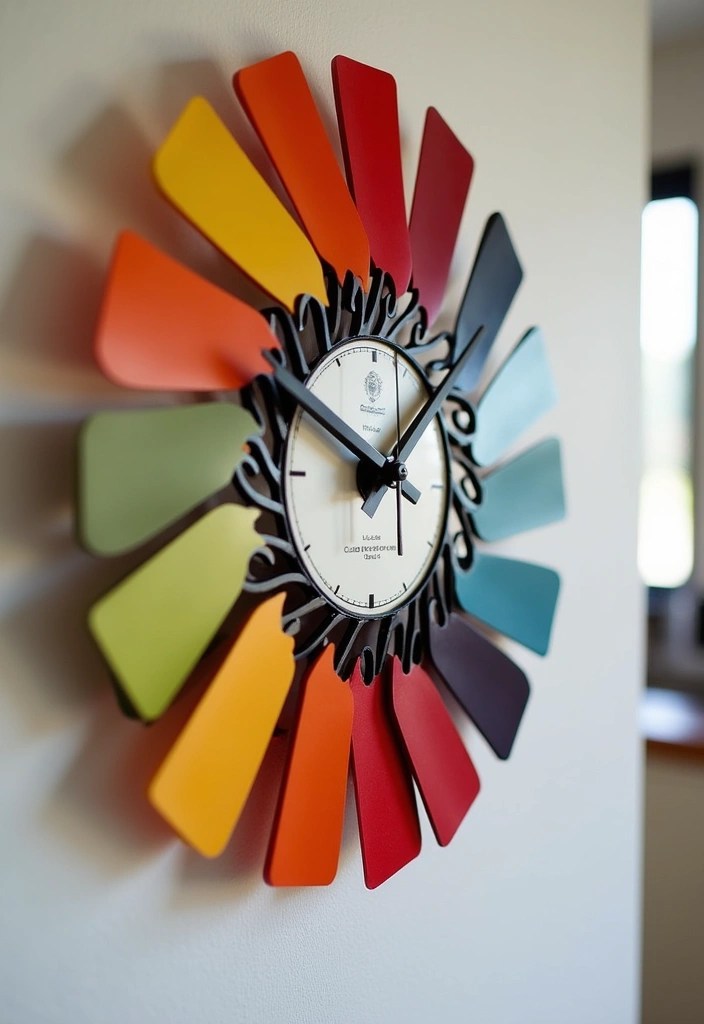 18 Stunning Ways to Display Your Vinyl Records (Your Guests Will Be Jealous!) - 5. Vinyl Record Clock