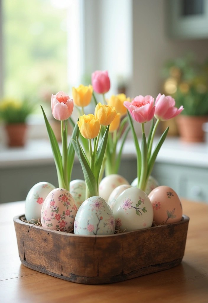 18 Unique Easter Decorations You Can Make with Just $10! - 1. Painted Egg Vases