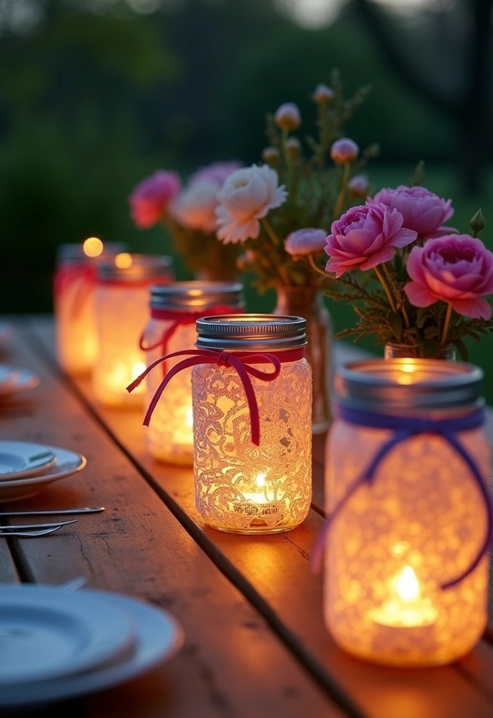 18 Unique Easter Decorations You Can Make with Just $10! - 3. Mason Jar Lanterns