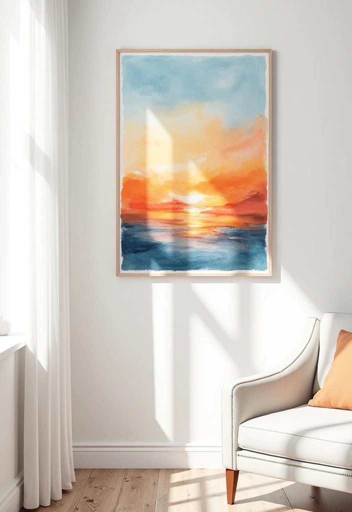 19 DIY Art Projects That'll Add Color and Life to Any Room (Get Inspired!) - 10. Watercolor Wall Art