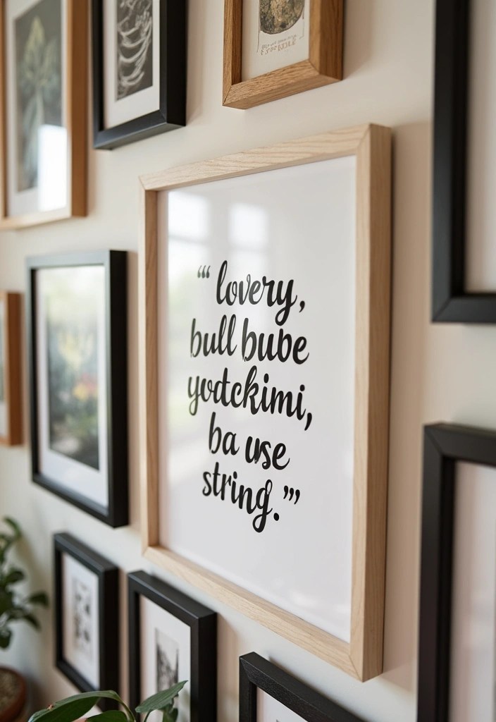19 DIY Art Projects That'll Add Color and Life to Any Room (Get Inspired!) - 15. Personalized Quote Art