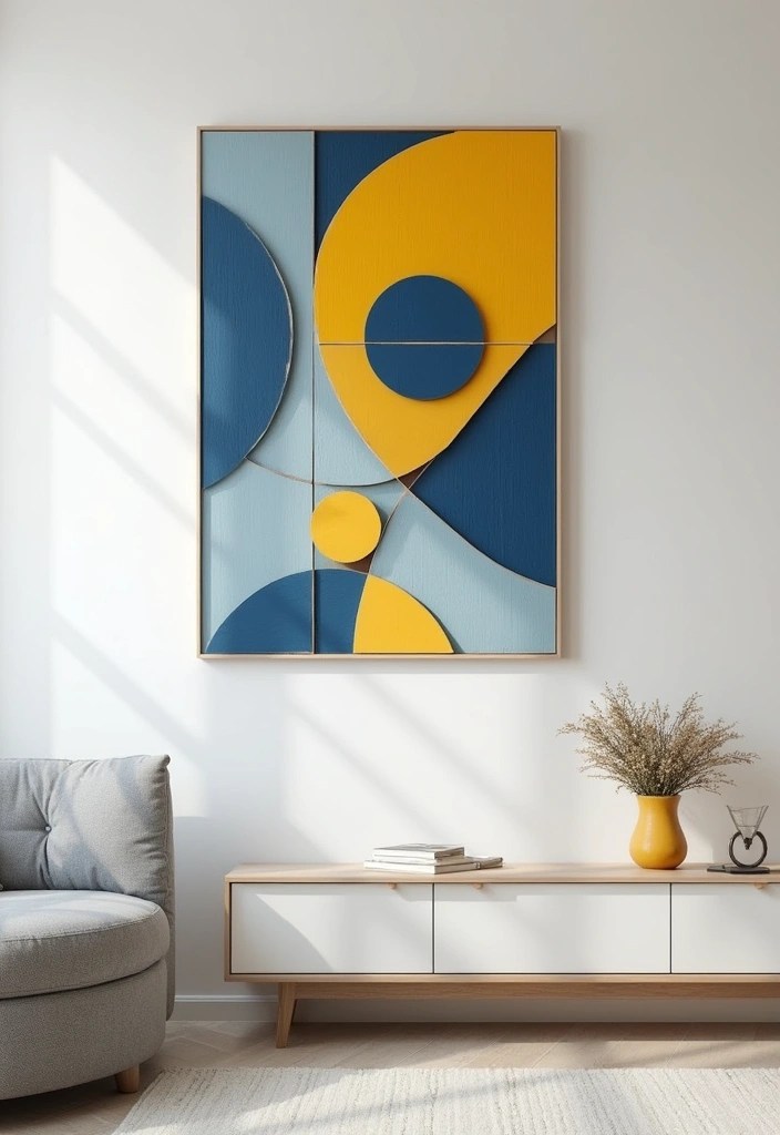 19 DIY Art Projects That'll Add Color and Life to Any Room (Get Inspired!) - 8. DIY Geometric Wall Art