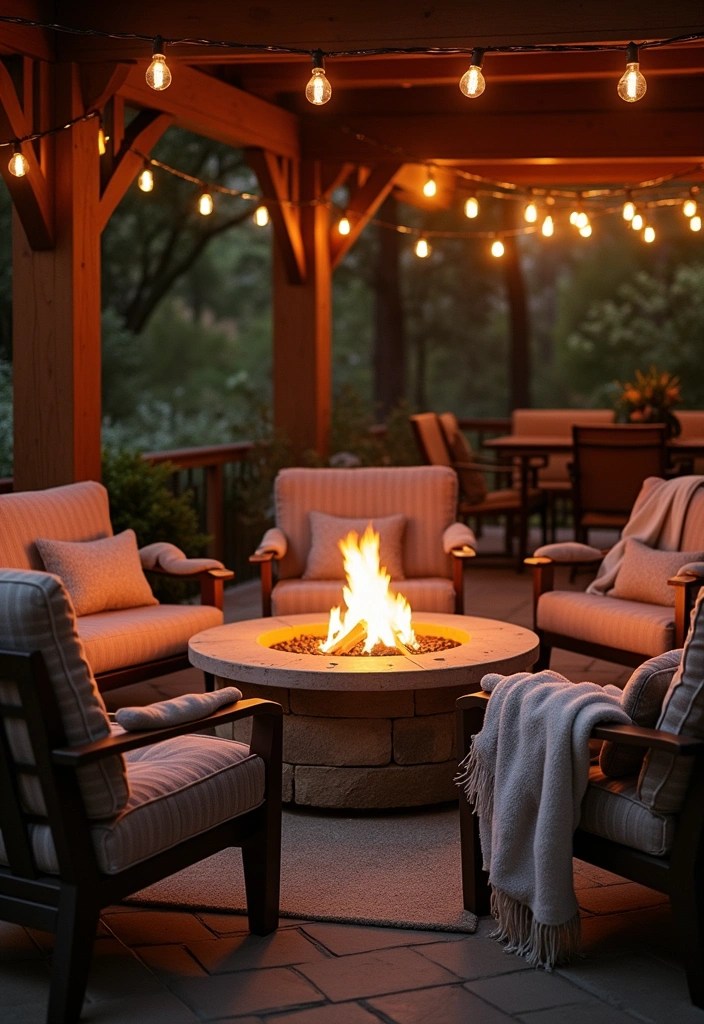 20 Cozy Living Room Ideas That'll Make You Want to Stay In Forever (You Won't Believe #5!) - 18. Indoor Fire Pits