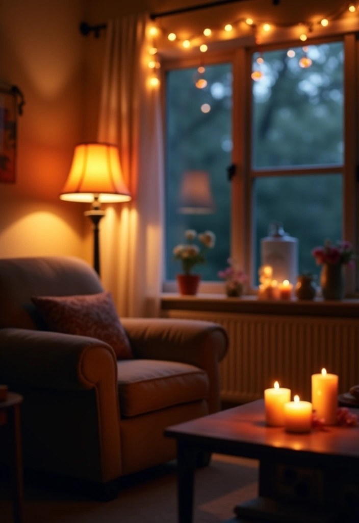 20 Cozy Living Room Ideas That'll Make You Want to Stay In Forever (You Won't Believe #5!) - 3. Ambient Lighting