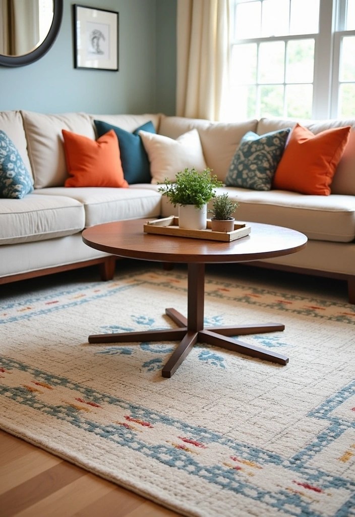 20 Cozy Living Room Ideas That'll Make You Want to Stay In Forever (You Won't Believe #5!) - 6. Layered Rugs