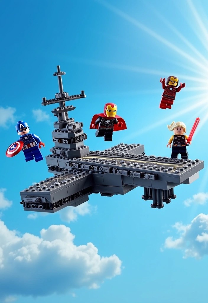 20 Incredible Adult Lego Sets That'll Make You Rediscover Your Inner Child! - 11. LEGO Marvel Avengers Helicarrier
